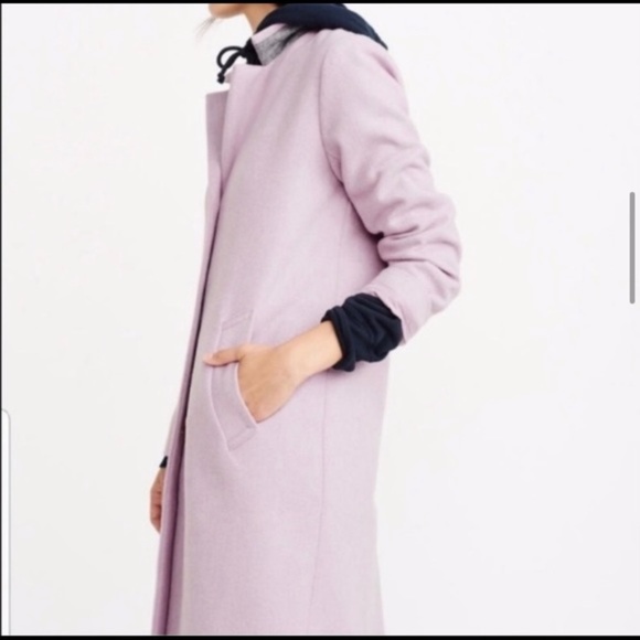 NWOT - Lilac Lavender Long Wool Coat - Picture 1 of 3